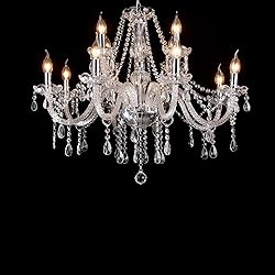 Baotree LIUMANG Modern Elegant 12 Lights K9 Crystal