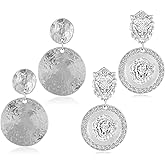 OCCFAE Women's Statement Clip-On Earrings Hypoallergenic Lightweight Clip Earrings