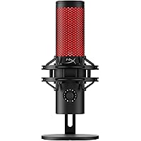 HyperX QuadCast 2 – USB Microphone for Gaming, Streaming and Podcasting, with On-Board Controls, LED Lighting, Removable Shoc