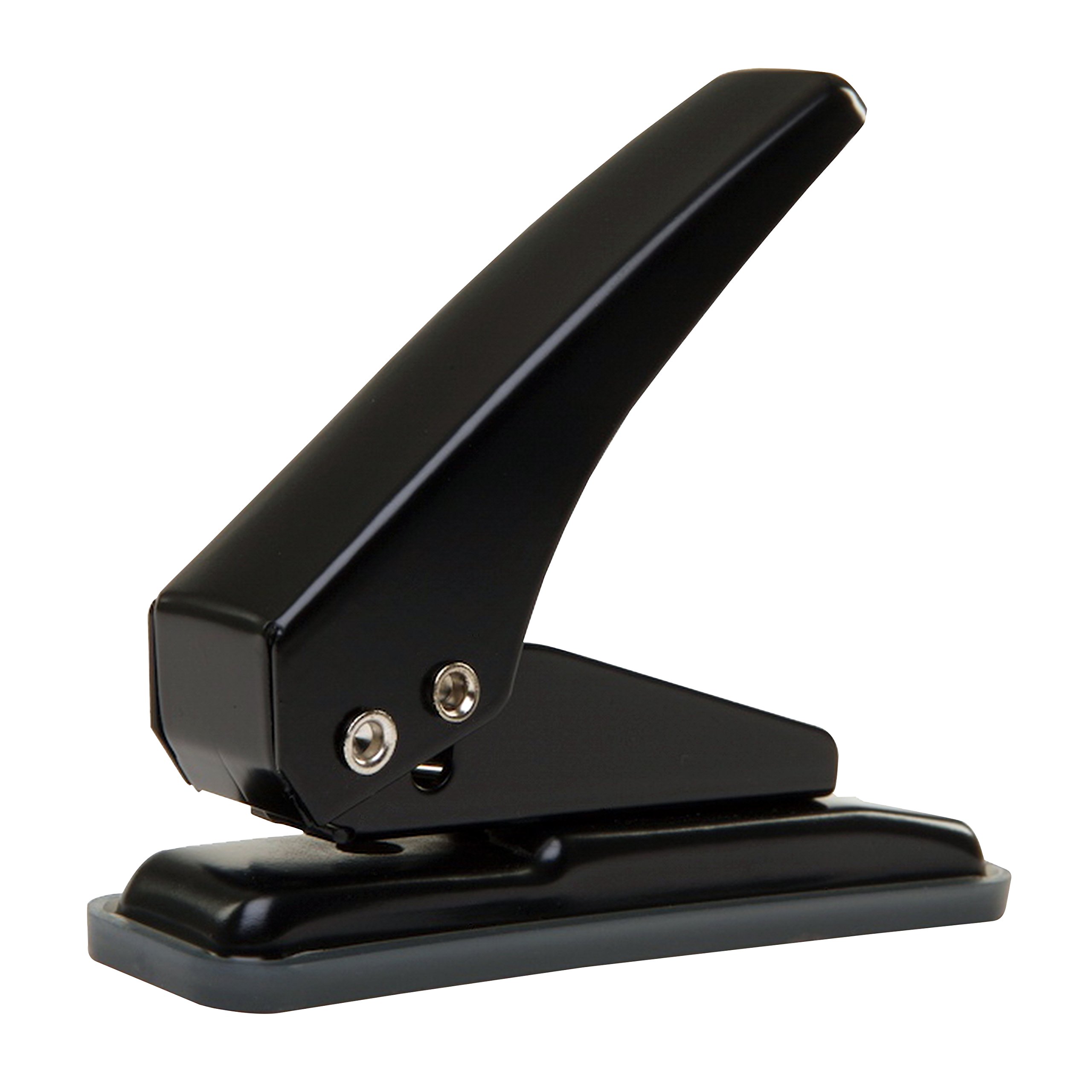 PAVO Premium 20 Sheet Capacity 1-Hole Puncher with Lock - Black