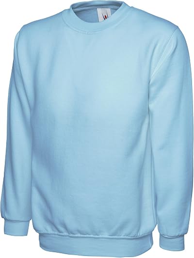 Uneek Clothing Classic Sweatshirt 50/50 Polyester Cotton Reactive Dyed Brushed