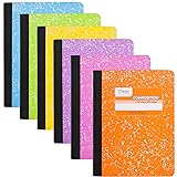 Mead Composition Notebook, 6 Pack, Wide Ruled
