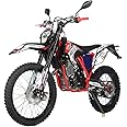 X-PRO Templar 250cc Dirt Bike with All Lights and 5-Speed Manual Transmission, Electric/Kick Start! Big 21"/18" Wheels! Zongshen Brand Engine!