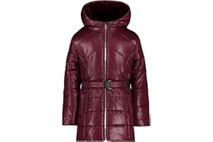 Tommy Hilfiger girls Long Length Heavyweight Puffer Jacket With Polar Fleece Lining