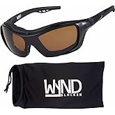 WYND Blocker Polarized Riding Sunglasses Extreme Sports Wrap Motorcycle Glasses