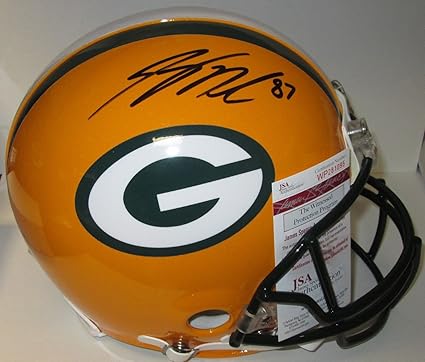 Jordy nelson signed helmet Clearance