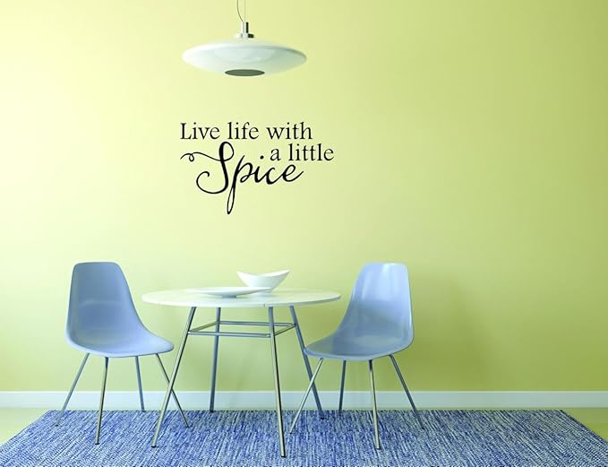 pegatinas de pared vinilo Peel & Stick Wall Sticker : Live life ...