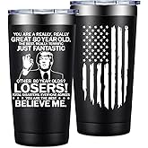 DOEARTE 80th Birthday Gifts for Men - Great 80 Year Old - 80 Years Old Birthday Gift Ideas for Men, Dad, Grandpa 1946-80th Birthdays Decorations - 20oz Tumbler