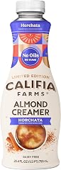 Califia Farms - Horchata Almond Milk Coffee Creamer, 25.4 Oz, Dairy Free, Plant Based, Vegan, Gluten Free, Non GMO