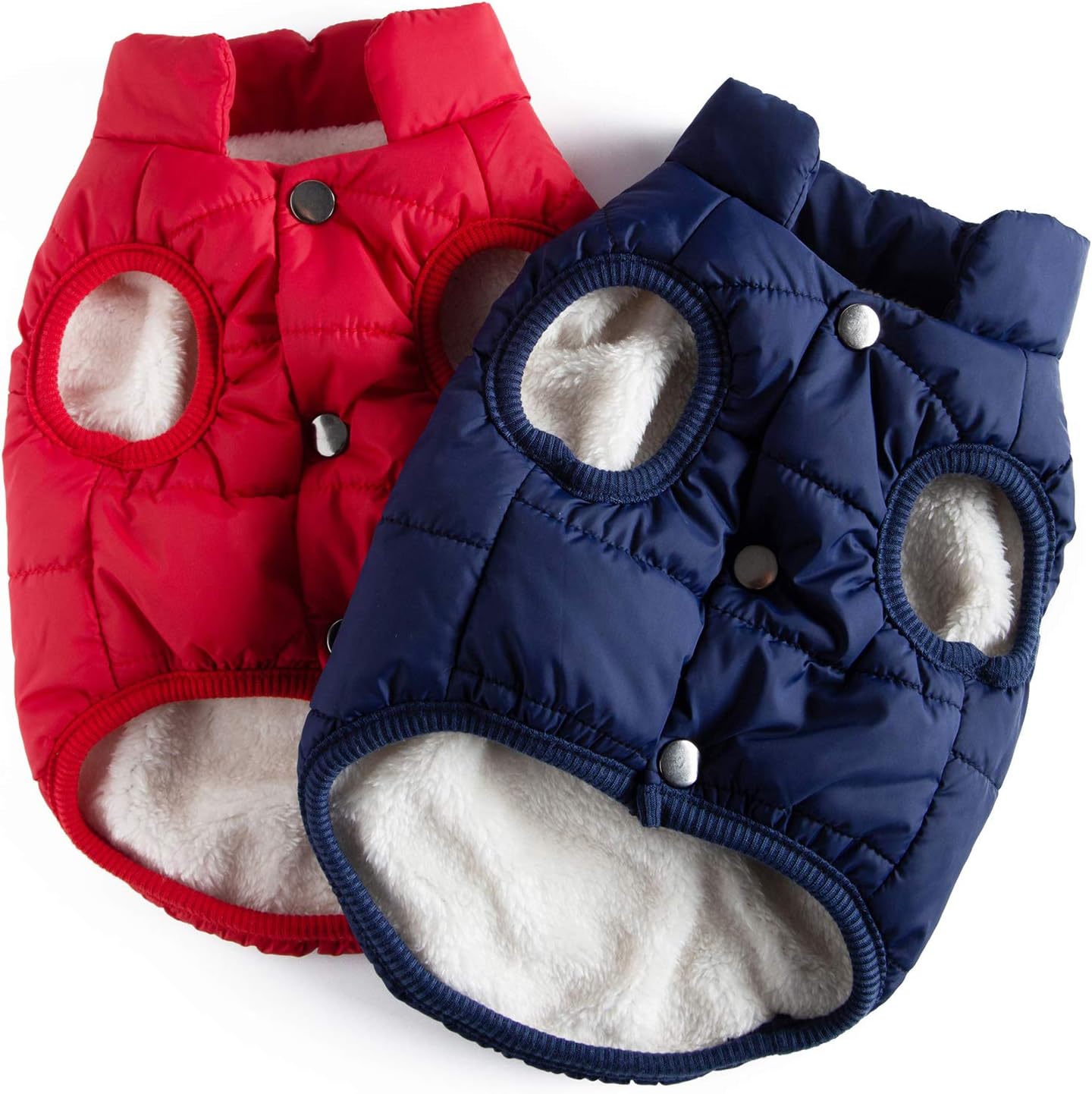 Amazon Super Warm Dog Coats Dog Overalls Layers Fleece Lined Super
