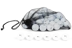 Clean Green Golf Balls Recycled & Used for Nike Golf Ball Mix - Good Condition Graded Ball - Includes GolfBalls and Mesh Carrying Bag