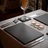 Maison & White Natural Slate Placemats & Coasters 12 Pc Set view 7