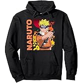 Naruto Main Character On Elemental Background Pullover Hoodie