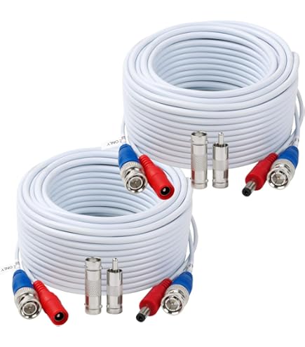 Cable De Extensión BNC Preterminado Para CCTV Swann - Conector Coaxial
