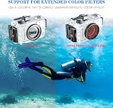 Sea frogs Waterproof Case for OM SYSTEM TG-7 195FT/60M Diving Camera Housing view 10