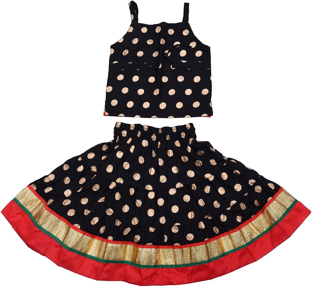 Decot Paradise Girl's Rayon Lehenga Choli