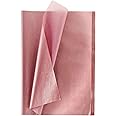 Whaline Rose Gold Tissue Paper Bulk, 100 Sheets Metallic Gift Wrapping Paper for Weddings, Birthday Party, Showers, Arts Crafts, DIY, Christmas