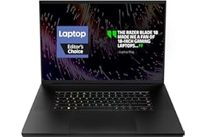 Razer Blade 18 Gaming Laptop: NVIDIA GeForce RTX 4090-13th Gen Intel 24-Core i9 HX CPU - 18" QHD+ 240Hz - 32GB RAM - 2TB SSD 