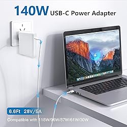 140W USB C to Magnetic 3 Cable, Charger for Mac