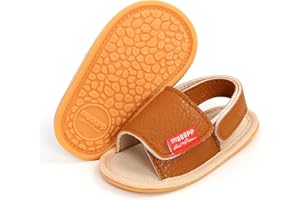 AKINGIO Infant Baby Girls Boys Summer Sandals Premium Unisex Non Slip Rubber Soft Sole Breathable Toddler First Walker Outdoor Beach Shoes