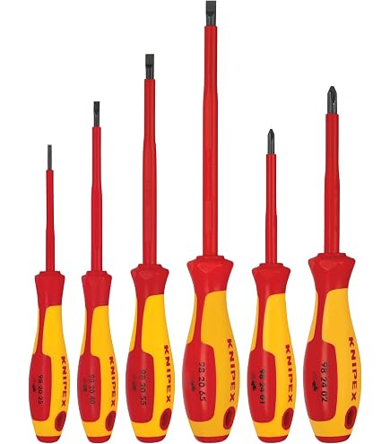 Amazon.com: KNIPEX VDE 00 20 12 V02 Screwdriver Set Slotted