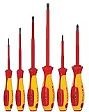 Knipex - 6 Pc Screwdriver Set, 1000V Insulated