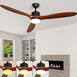 Depuley 60" Ceiling Fan with Light,Indoor Outdoor