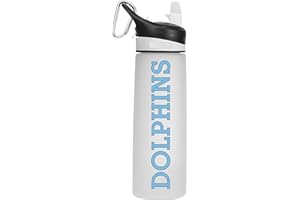 THE FANATIC GROUP College of Staten Island Tritan Plastic Frosted Sport Water Bottle, Design-2 - White