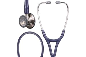 3M Littmann Cardiology IV Diagnostic Stethoscope, 6187C, More Than 2X as Loud, Weighs Less, 27" Midnight Blue Satin-Finish Tube for Added Comfort, Flexibility and Cleanability