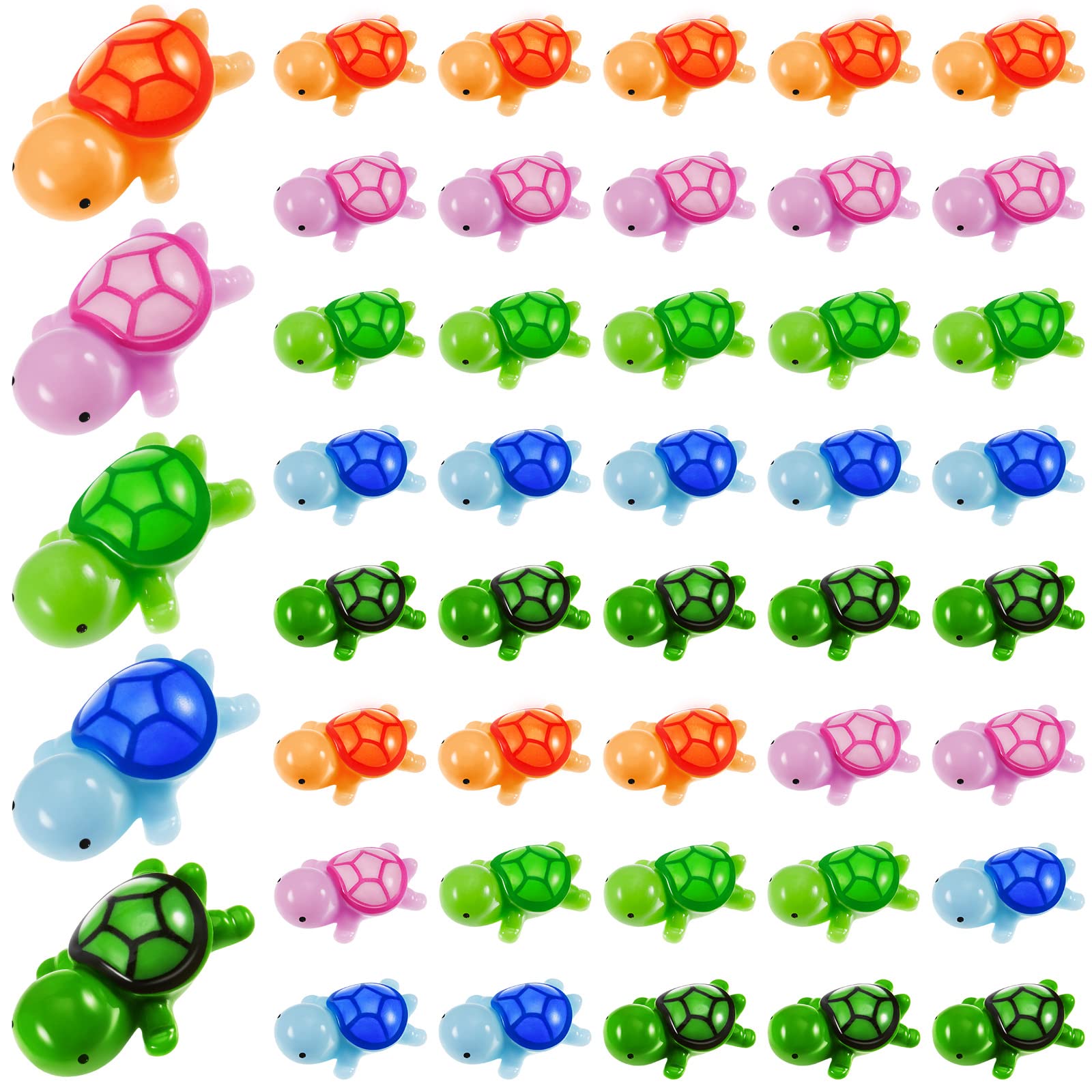60 Pcs Resin Sea Turtle Figure Mini Sea Turtle Figurines Bulk ...