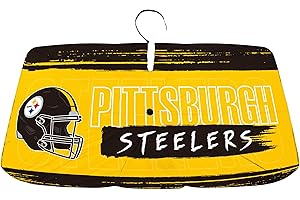 SPORTS LICENSING SOLUTIONS NFL Fanmats Pittsburgh Steelers Folding Umbrella Auto Sun Shade