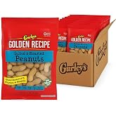 Gurley's Roasted &amp; Salted Peanuts in Shell, 6 oz Bags, 12 Pack | Golden Recipe, Product of USA, Non GMO printed on the bag
