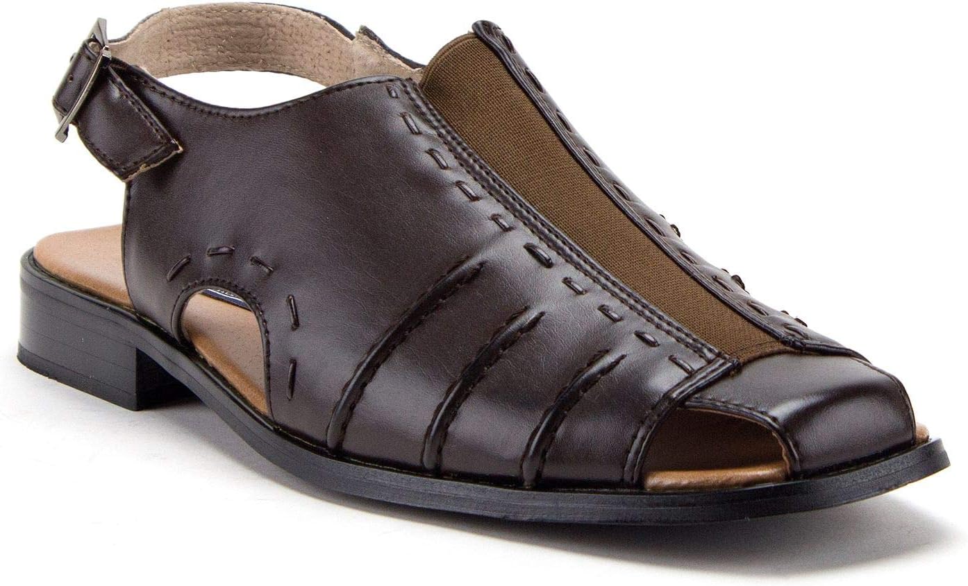 Ferro Aldo Men's 33225 Sling Back Covered Toe Fisherman Dress Sandals