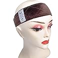 gexworldwide GEX Wig Grip Band Flexible Velvet Scarf Head Hair Band Wig Band with Adjustable Fastern (Dark Brown)