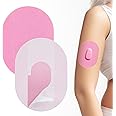 Leng Ke 20 PCS Dexcom G6 Adhesive Patches - Waterproof Patches for Dexcom G6, Pre-Cut Back Paper Strong Stick with No Glue in The Center (Pink)