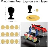 AZEAM 2 Packs Acrylic Riser 3 Tier Display Shelves Large Perfume Cupcake Funko view 4