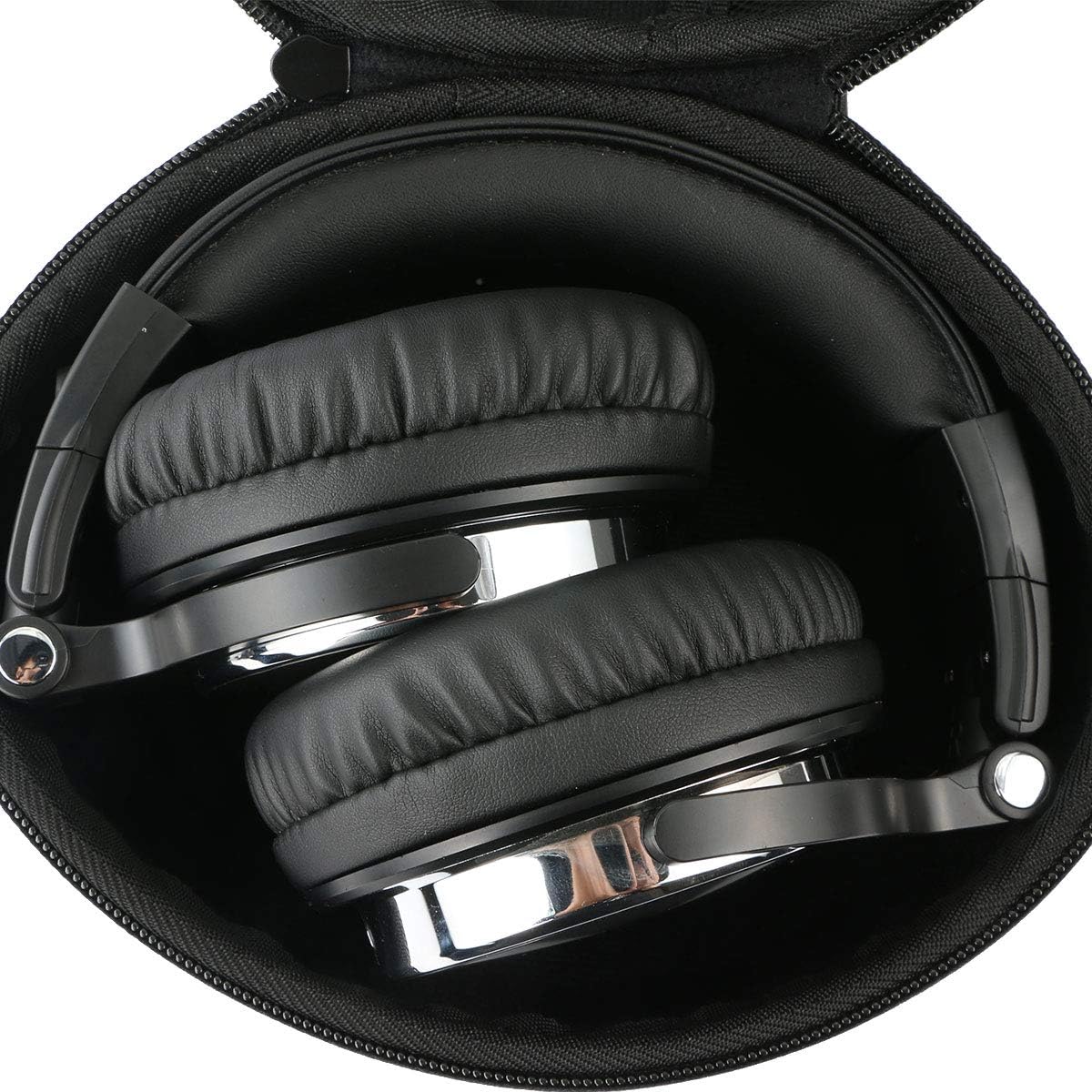 Khanka Headphone Case for OneOdio Over Ear Headphones Closed Back Studio DJ Headphones Bluetooth Headset, Case Only (Black zipper) - Image 3