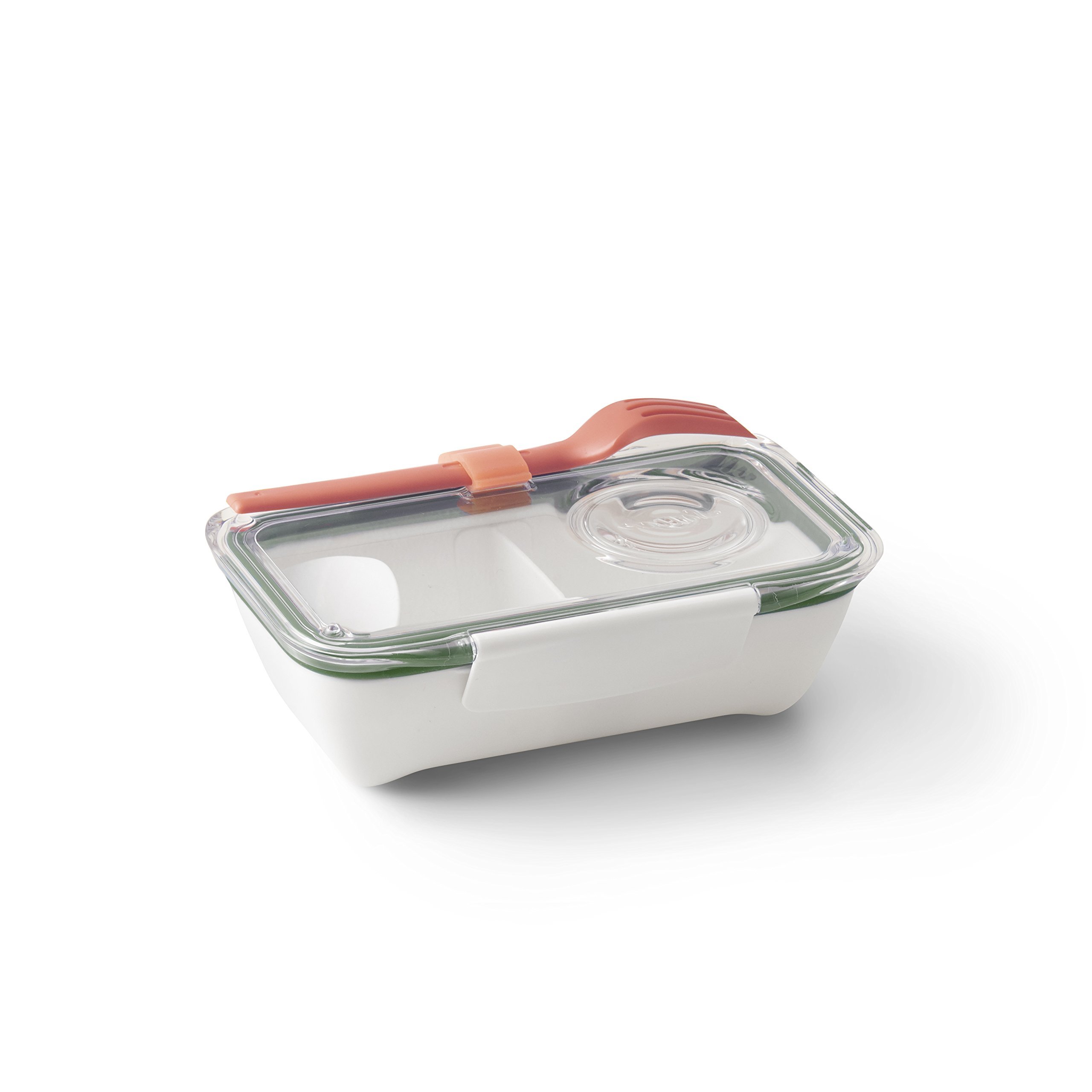 BLACK + BLUM Bento Lunch Box | Secure Leak Proof Meal Prep Container with Compartments BPA Free Food Carrier for Lunch on The Go, Microwave Safe, Olive