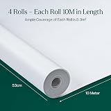 Winsome Paste The Wall Lining Paper 10M x 53cm Pack of 4 Heavy Duty PVC Free view 2