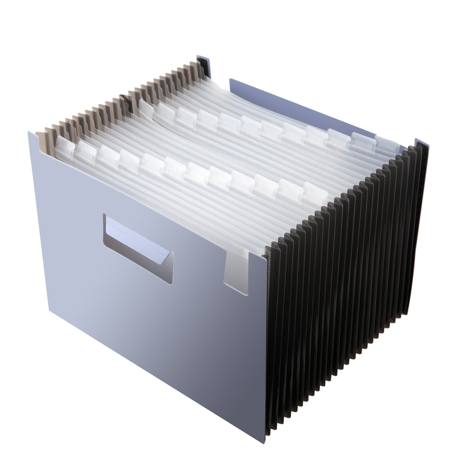 Expanding File Folder 24 Pockets, Expandable Accordion File Organizer
