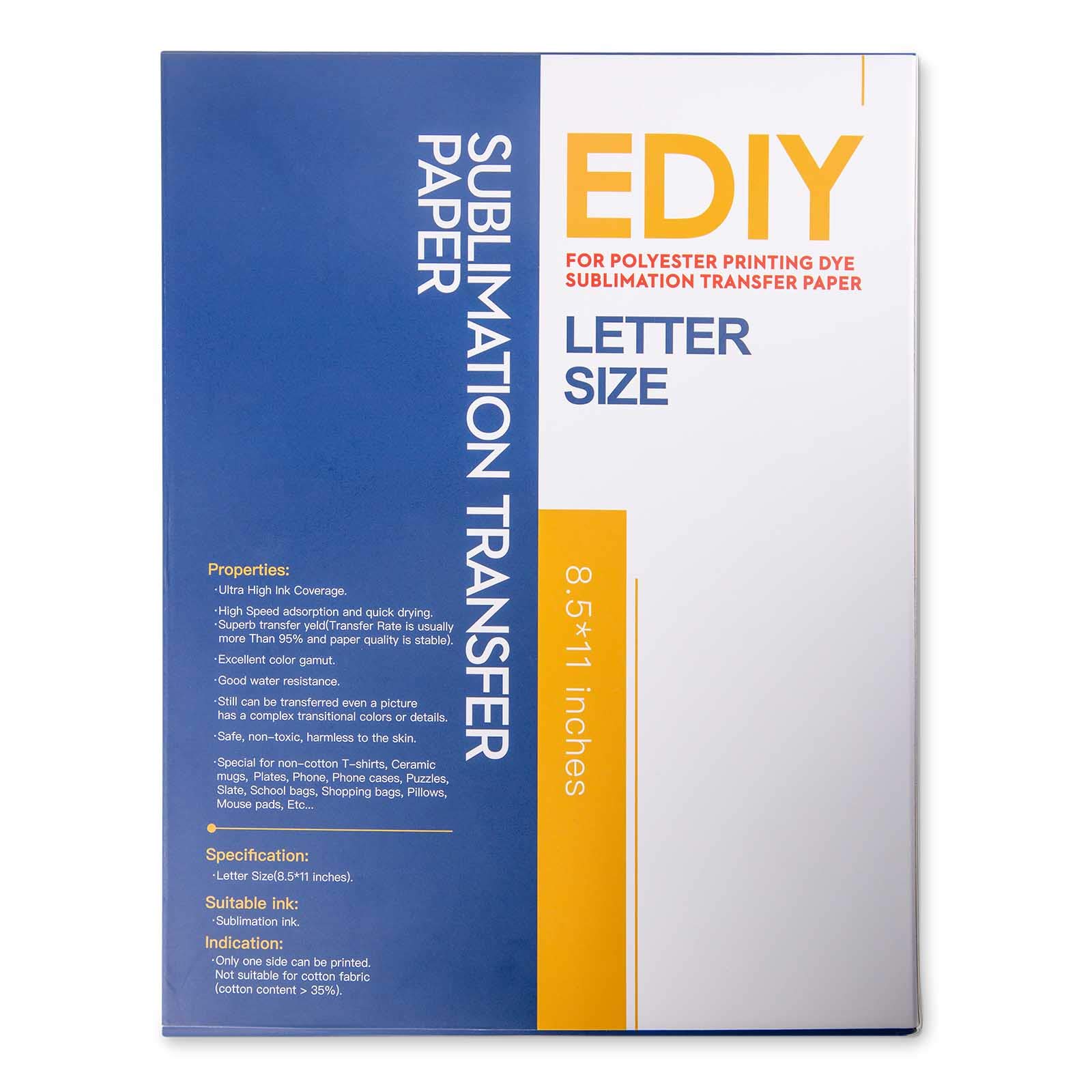 can inkjet printer print on sublimation paper