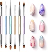 Beetles Gel Polish 6 Pcs Nail Art Brush Set Flat, Oval, French, Gradient &