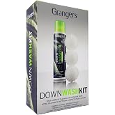 Grangers Down Wash Kit (Includes 3 Dryer Balls) | Wash-In Detergent For Down &amp; Synthetic Down. For Insulated Jackets, Sleeping Bags, Comforters, Cleans &amp; Restores Loft