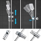 BBLIKE Shower Head Holder 18-25mm Universal Chrome Adjustable Bracket view 3