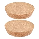 OLYCRAFT 2 Large Tapered Cork Plugs 5.1-5.9 Inch