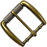 Antiqued Finish Single Prong Replacement Roller Belt Buckle, Fits 1-1/2" wide