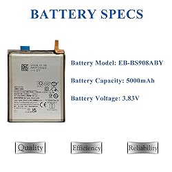MAXSHARKS New Upgraded Battery for Galaxy S22