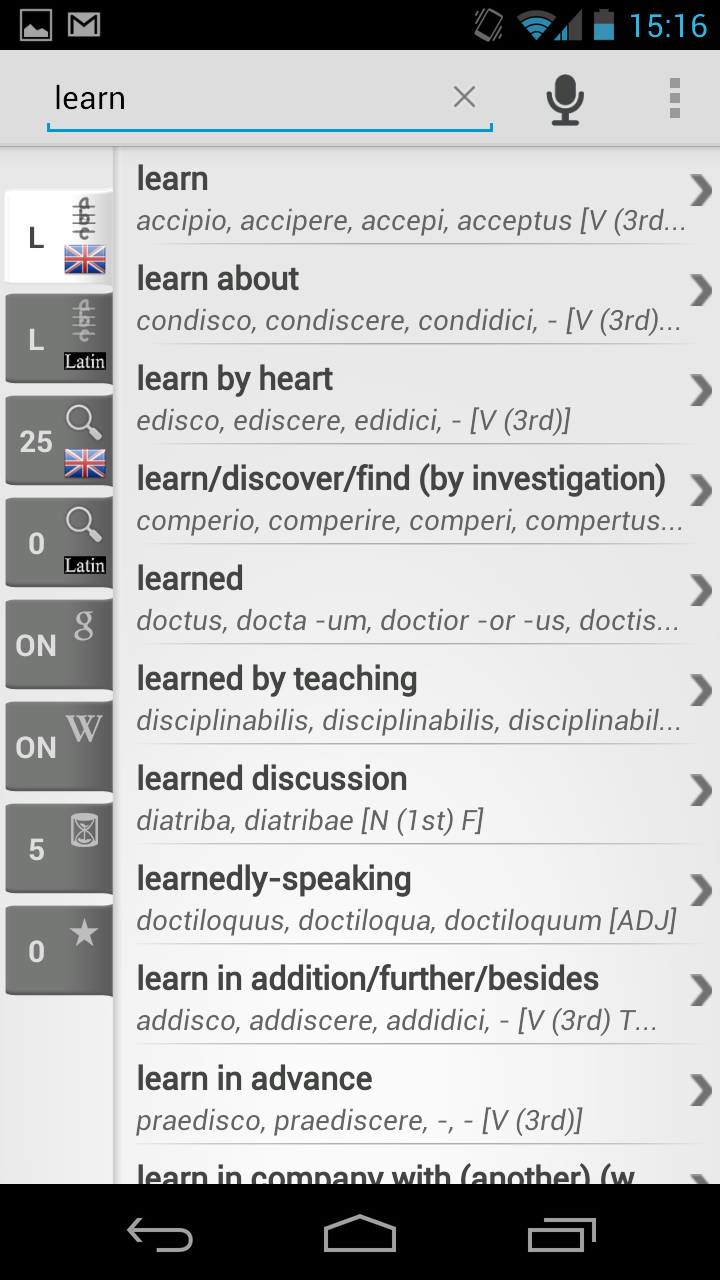Latin English Dictionary & Translator