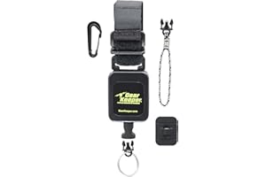 Gear Keeper Deluxe Instrument Tether - Retractable Tether With Combo Mounting - Ideal For Fishing Tools, Hunting Accessories & Tactical Gear - 32” Extension, 9oz. Retraction - USA Made