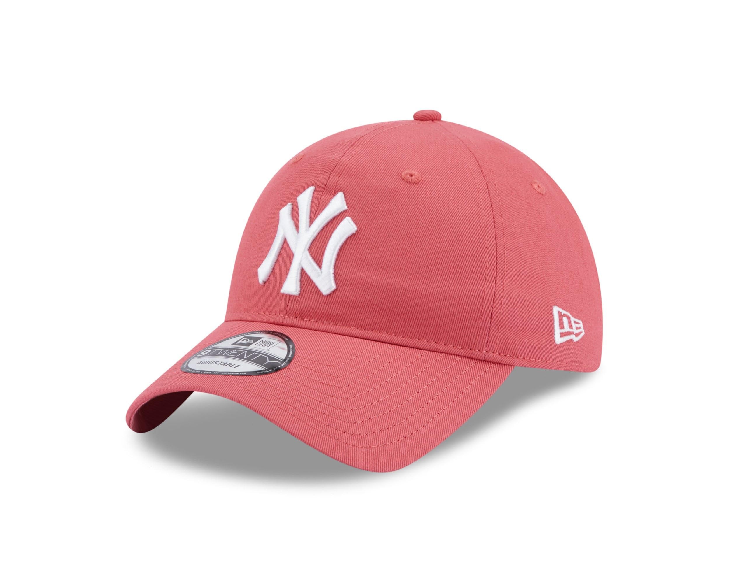 New Era New York Yankees MLB League Essential Lightpink 9Twenty Unstructured Strapback Cap - One-Size